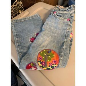 1989 Place BOHO Hippie Patched Jeans